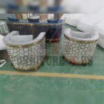 SS Bedroom Chair Set Gold 05