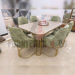 SS Dining Table Set Gold 02SS Dining Table Set Gold 02