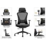 DG K2 Ergonomic Chair Black - 6