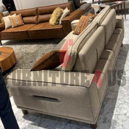 Solid Wood Sofa 2 Seater 03